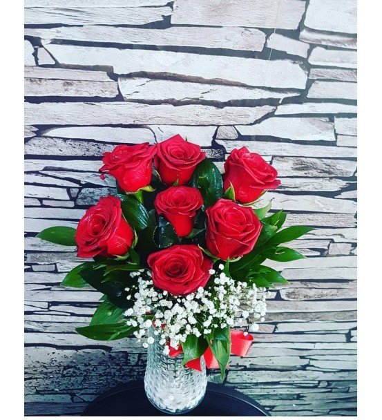7 adet gül